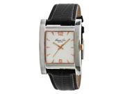 Kenneth Cole New York Leather Collection Silver Dial Men s watch KC1622