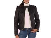 BGSD Women s Quilted Lambskin Leather Motorcycle Jacket