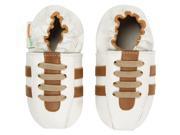 Momo Baby Infant Toddler Soft Sole Leather Shoes Tennis Shoe Brown