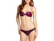 Phistic Women's Lace Overlay Push-Up Bra & G-String 2-Piece Set Phistic Women's Lace Overlay Push-Up Bra & G-String 2-Piece Set