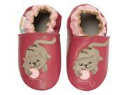 Momo Baby Infant Toddler Soft Sole Leather Shoes Cat Pink