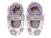 Momo Baby Infant Toddler Soft Sole Leather Shoes Flower Lace Mary Jane White