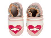 Momo Baby Infant Toddler Soft Sole Leather Shoes Pink Heart