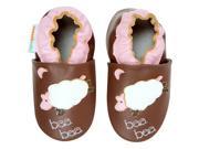 Momo Baby Infant Toddler Soft Sole Leather Shoes Lamb Brown