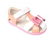 Momo Grow Girls Big Bow Leather Sandal Shoes