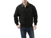 Landing Leathers Men s Air Force A 2 Leather Trim Bomber Jacket
