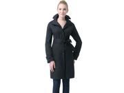 BGSD Women s Kate Double Lapel Hooded Trench Coat