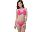 Miss Adola Women s Jenn Bikini Top Bottom 2 Piece Swimwear Set