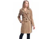 BGSD Women s Molly Suede Leather Trench Coat