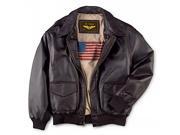 Landing Leathers Men s Air Force A 2 Leather Flight Bomber Jacket Brown