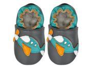 Kimi Kai Kids Soft Sole Leather Crib Bootie Shoes Fly Away