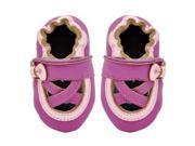 Momo Baby Soft Sole Leather Crib Bootie Shoes Ballerina