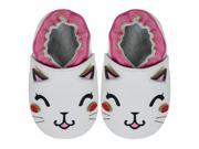 Kimi Kai Kids Soft Sole Leather Crib Bootie Shoes Cute Cat