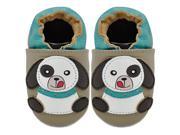 Kimi Kai Kids Soft Sole Leather Crib Bootie Shoes Playful Puppy
