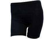 Simple Solid Color Elastic Modal Safety Shorts Black
