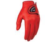 2016 Callaway Opti Color Red Golf Gloves LH Regular X Large NEW