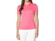 2016 Callaway Ladies Short Sleeve Color Blocked Golf Polo Magenta X Large NEW