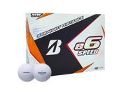 2017 Bridgestone E6 Speed Golf Balls 1 Dozen White NEW