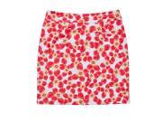 2016 Greg Norman Ladies Butterfly Print Knit Golf Skort White Medium NEW