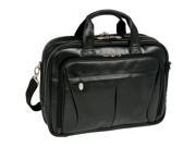 McKlein Pearson Leather Expandable Briefcase