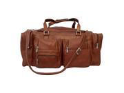 Piel Leather 24 Duffel with Pockets