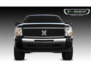 T REX 2007 2012 Chevrolet Silverado 1500 X METAL Series Studded Main Grille ALL Black Custom 1 Pc Replaces OE Grille UPS OS3 BLACK 6711111