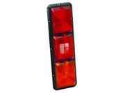 Bargman 30 84 554 Taillight No. 84 Recessed Triple Long Vertical Red Backup Amber Black Base 18 x 5.50 x 2.50 in.