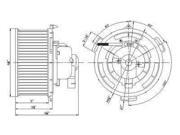 TYC 700094 HVAC Blower Motor New TYC 700094 HVAC Blower Motor New