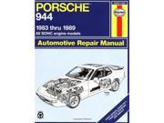 Porsche 944 Automotive Repair Manual 1983 thru 1989 All Models Including Turb