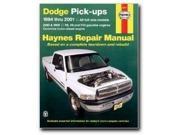 Haynes Repair Manuals Dodge Pick Ups
