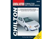 Chevrolet Cobalt Fits Pontiac G5 Chilton Repair Manual 2005 2009