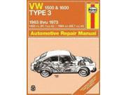 VW Type 3 1500 1600 63 73 Haynes Repair Manuals