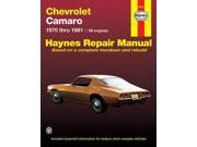 Chevrolet Camaro V8 1970 thru 1981 Haynes Repair Manuals