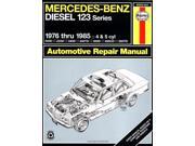 Mercedes Benz Diesel Automotive Repair Manual 123 Series 1976 thru 1985 Hayne