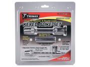 Trimax Sxtm3123 Stainless Steel Universal Keyed Alike Lock Set