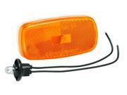 Bargman 30 59 002 Clearance Light No. 59 Amber With Reflex And White Base 4 x 2 x 1.50 in.