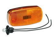 Bargman 30 59 004 Clearance Light No. 59 Amber With Reflex And Black Base 4 x 2 x 1.50 in.