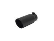 Flowmaster 15368B Exhaust Pipe Tip Angle Cut Stainless Steel Black