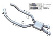 Pypes Performance Exhaust XFM37 Exhaust X Pipe Kit Fits 99 04 Mustang