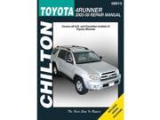 Chilton Fits Toyota 4Runner 2003 thru 2009 Repair Manual 68615