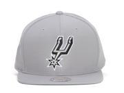 San Antonio Spurs Logo Mitchell Ness Vintage Snapback GT Wristband Grey