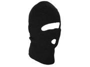 TopHeadwear 2 Hole Knitted Ski Mask Black