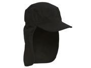 Black Porter Cadet Foreign Legion GI Flap Cap One Size