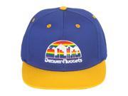 Denver Nuggets Blue Yellow Two Tone Snapback Adjustable Hat Cap