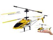3ch Syma S107 Mini RC Remote Control Helicopter Metal Series with Gyro Yellow