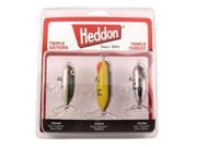 Heddon PK3HD2 Triple Threat Tiny Baby Torpedo Fishing Lures 3 Patterns