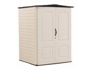 Rubbermaid 5 x 4 ft Medium Storage Shed, Sandstone & Onyx