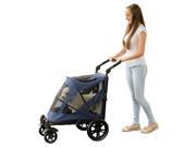 UPC 810684000056 product image for Pet Gear Excursion No Zip Pet Stroller, Midnight Blue | upcitemdb.com