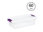 UPC 842372193221 product image for Sterilite 1751 6-Quart ClearView Latch Box Storage Tote (60 Pack) | upcitemdb.com