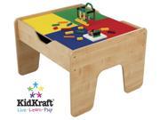 2 in 1 Activity Table Lego compatible NATURAL
